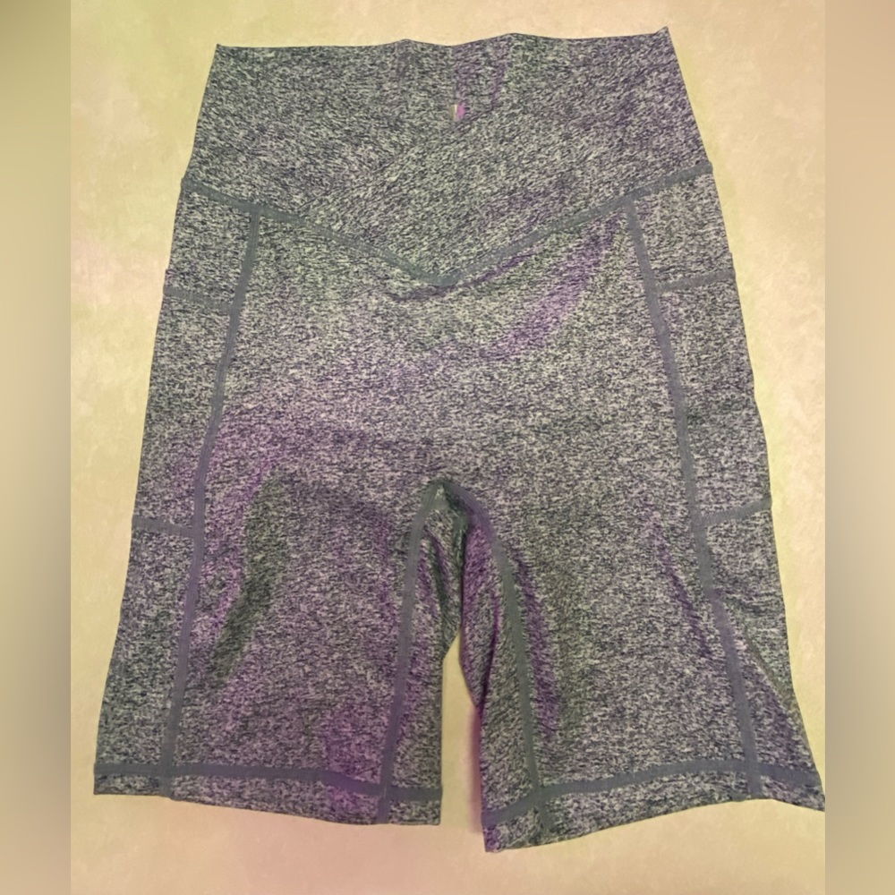Til You Collapse Gray Biker shorts with pockets